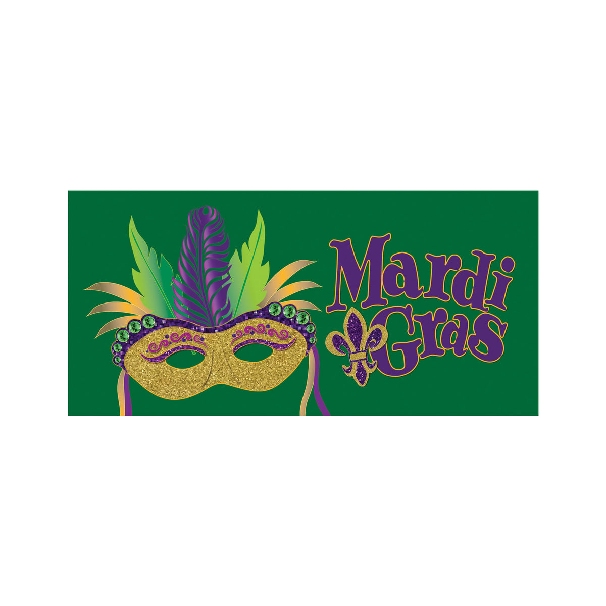 Mardi Gras Mask Sassafras Switch Mat Insert Miss Cayce's