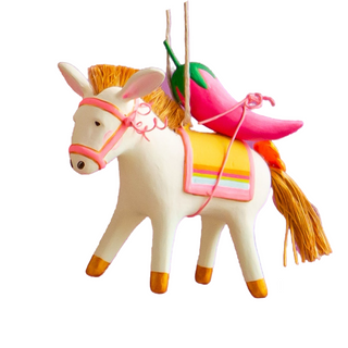"Busby" The Burro Ornament by Glitterville