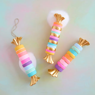Rainbow Taffy Candy Display by Glitterville
