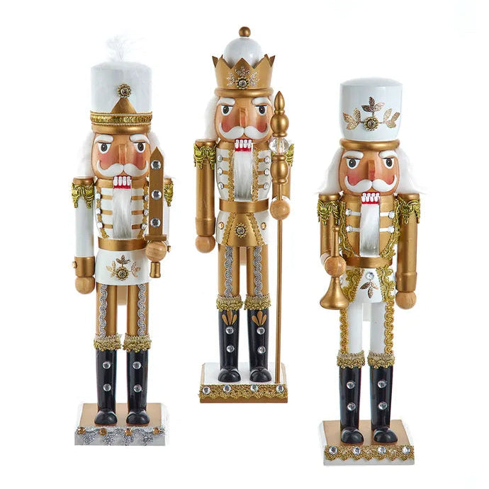 Gold & White Nutcracker