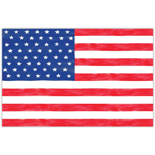 Patriotic American Flag Placemat Set