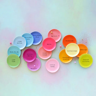 Rainbow Salad Plate by Glitterville