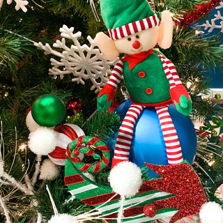 Turquoise Matte Ball Ornament, 8"