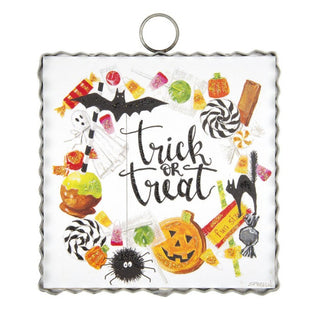 Trick or Treat Wreath Mini Gallery Art
