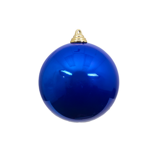 Blue Candy Apple Ball Ornament, 8"