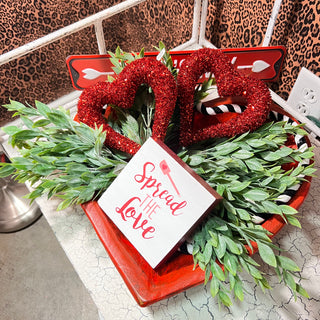 Heart Dough Bowl, Red