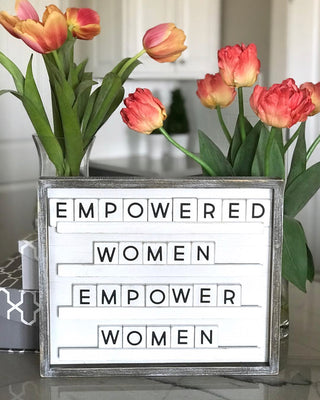 Adams & Co letterboard