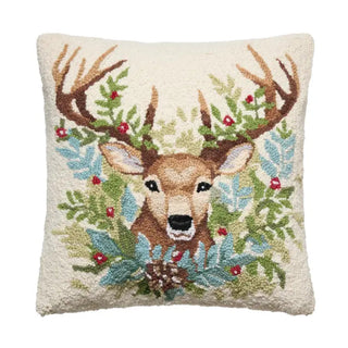 Holiday Deer Hook Pillow