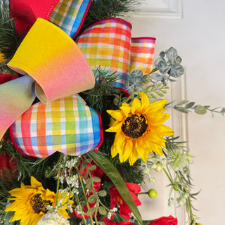 Rainbow Blossom Teardrop