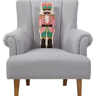 Shaped Pink Nutcracker Hook Pillow