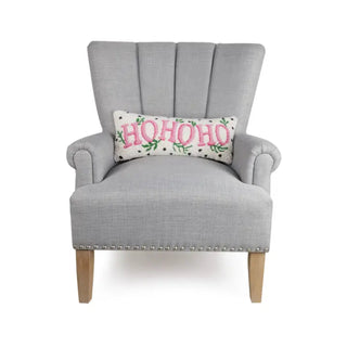 Polka Dot Ho Ho Ho Hook Pillow