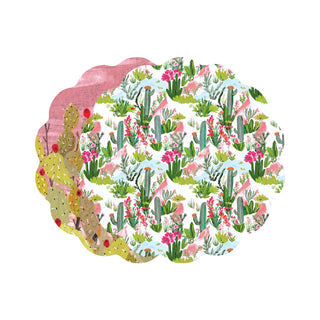 VIDA Festive Catcus Reversible Placemats Set of 4
