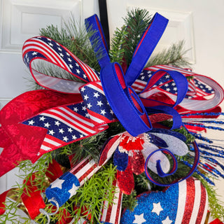 Patriotic Burst Teardrop