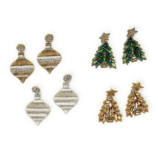 Holiday Themed Statement Earring