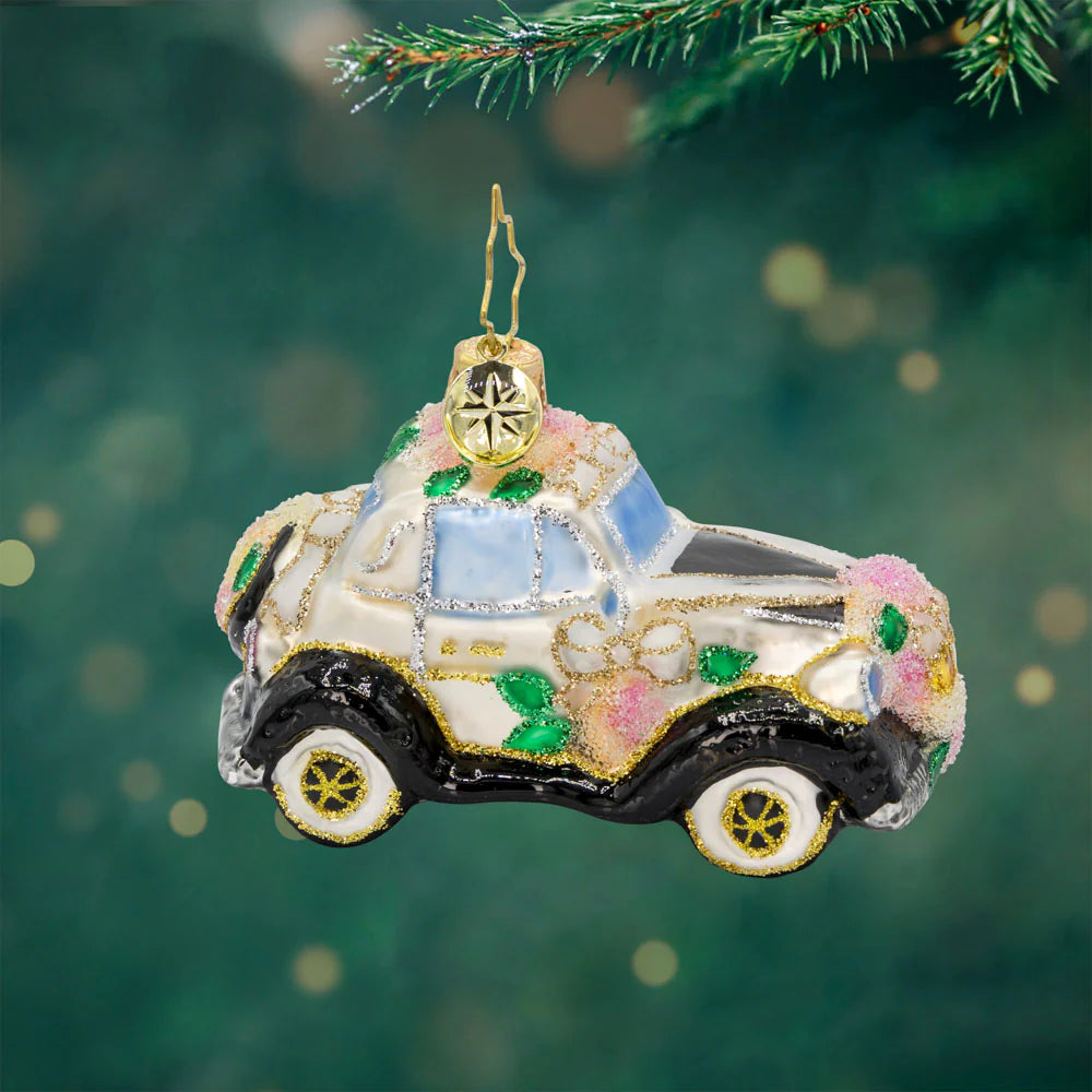 Wedding Day Wheels Gem by Christopher Radko