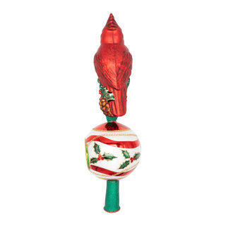 Majestic Cardinal Greetings Finial