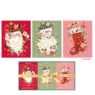 Christmas Wishes Puzzles, Set of 3