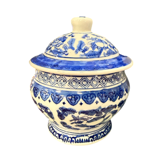 Blue and White Canton Jar