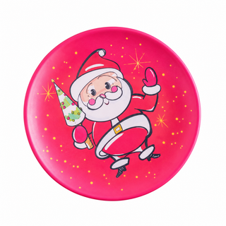 Baby Papa Noel Plate by Glitterville