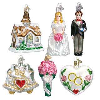 Wedding Collection Ornament Set