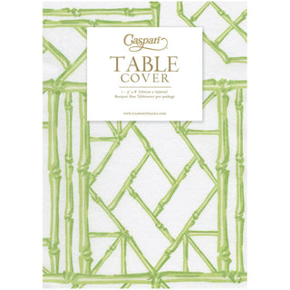 Paper Linen Table Cover, Bamboo Green