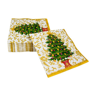 Gilded Tree Cocktail Napkin Set