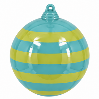 Stripe Ball Ornament by Glitterville, 4"