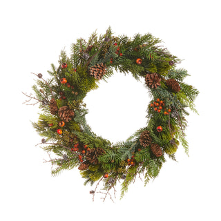 Berry and Pod Wreath, 24"