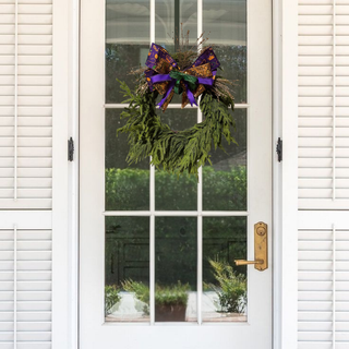 26" CUSTOM MARDI GRAS WREATH