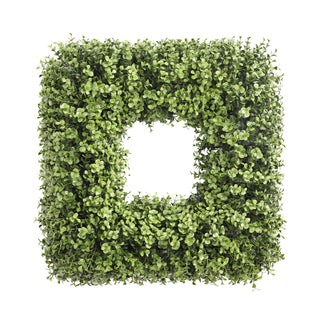 Boxwood Square Wreath, 20"