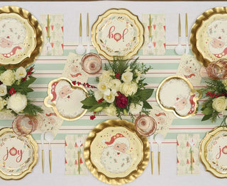 Vintage Santa Dinner Plates