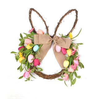 Rabbit Tulip Wreath