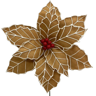 Gingerbread Poinsettia