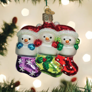 Snow Family of 3 Ornament