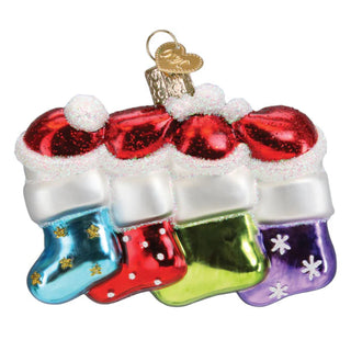 Snow Family of 4 Ornament