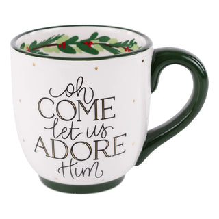 Oh Come Let Us Adore Him Mug