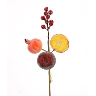 Holly Berry Ornament Pick