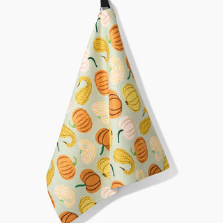 Pumpkins And Gourds Tea Towel