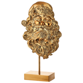 Gold Santa Table Piece