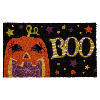 Boo Jack Pumpkin Coir Mat