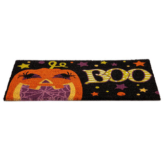 Boo Jack Pumpkin Coir Mat