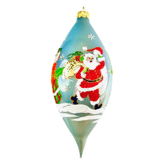 Santa Spree Ornament