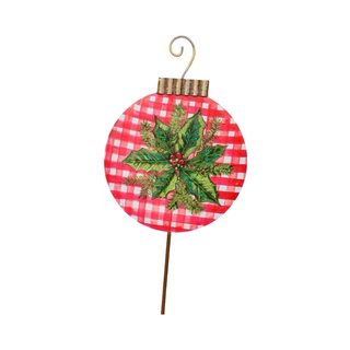 Gingham Topiary Ornament