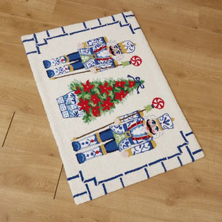 Chinoiserie Nutcrackers Hook Rug