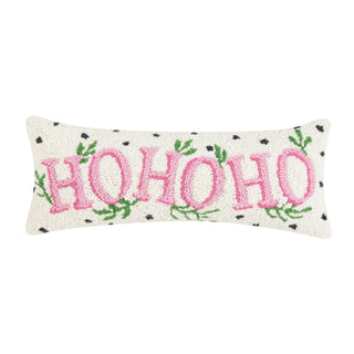 Polka Dot Ho Ho Ho Hook Pillow