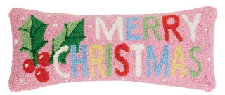 Merry Christmas Hook Pillow