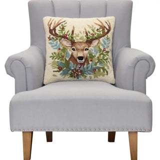 Holiday Deer Hook Pillow