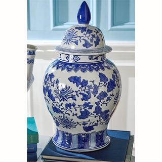 Blue and White Canton Jar
