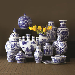 Blue and White Canton Plate