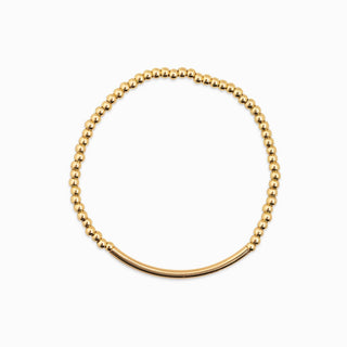 Gold Beaded Variety Stretch Bracelet Set